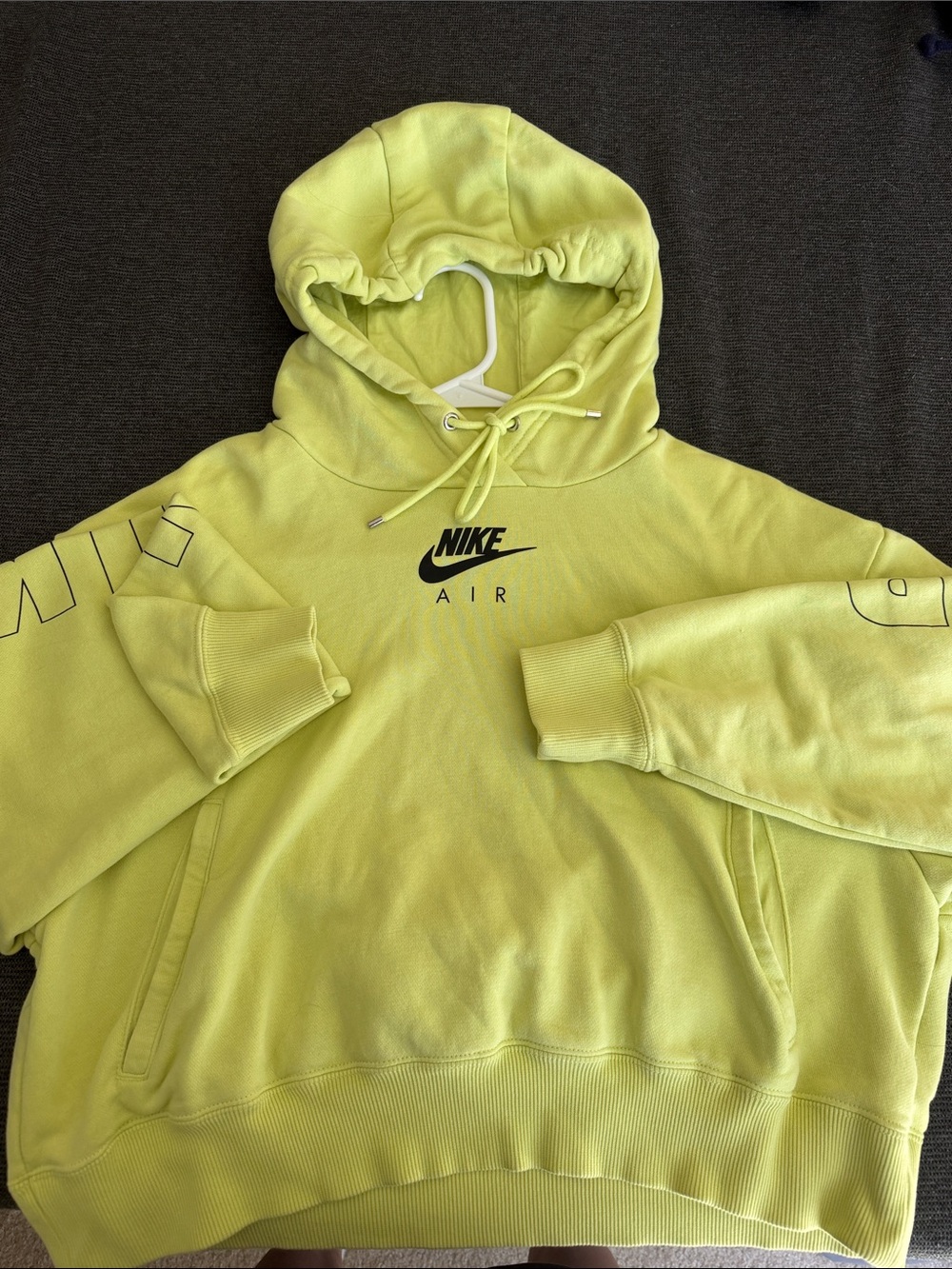 Nike Neon Yellow Air Pullover Hoodie